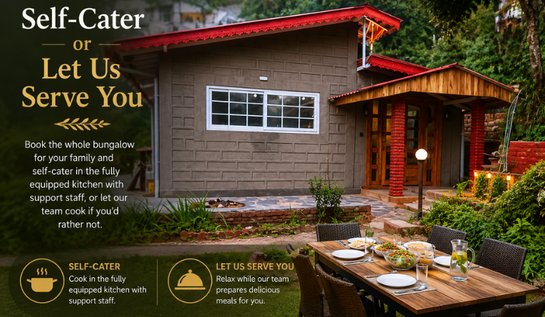 Self-Cater Or Let Us Serve You